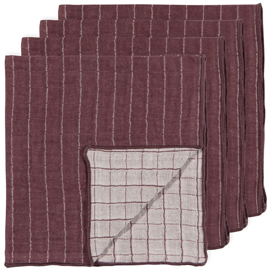 now designs Ash Plum Double Weave Set of 4