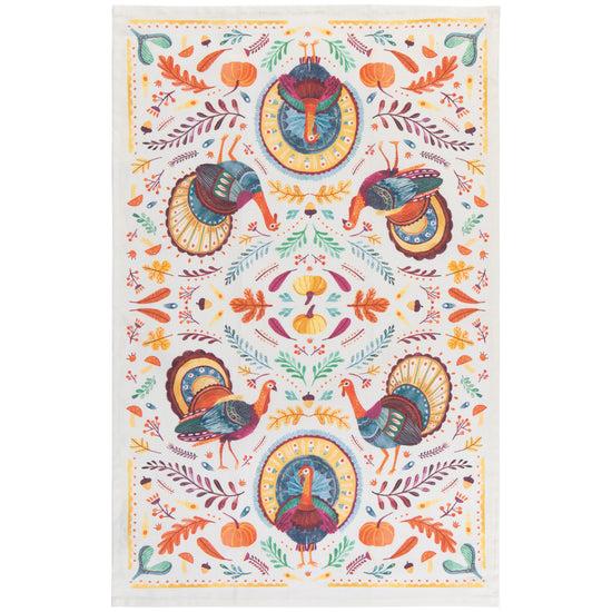 now designs Autumn Plenty Thanksgiving Dishtowel
