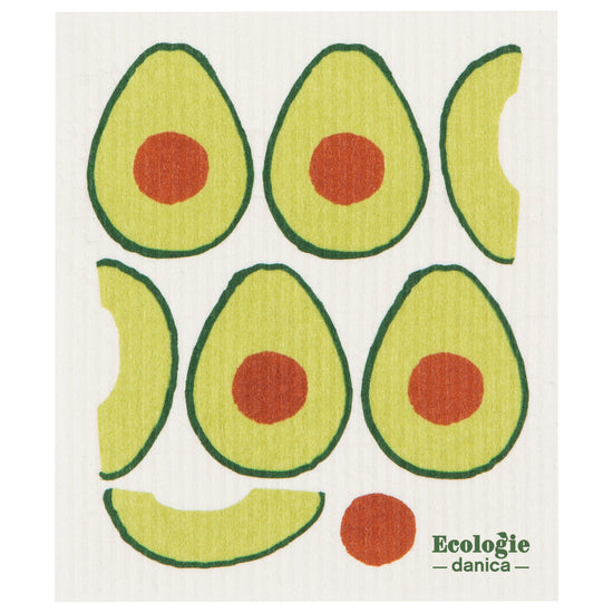 now designs Avocados Swedish Sponge Cloth