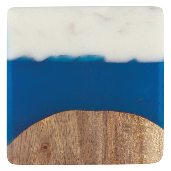 Now Designs Azure Skyline Coasters Set Of 4