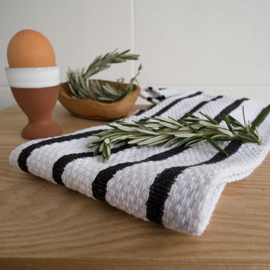 Now Designs Basketweave Black Dishtowel