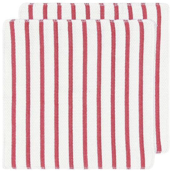 now designs Basketweave Dishcloths Red Set of 2