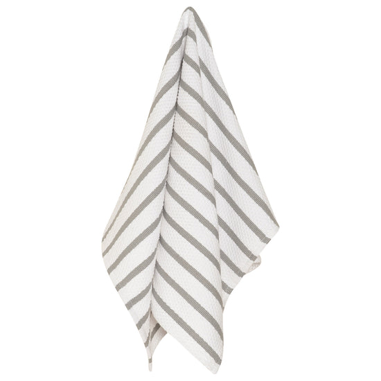 now designs Basketweave London Gray Dishtowel