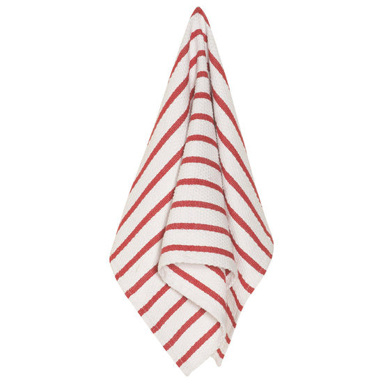 now designs Basketweave Red Dishtowel