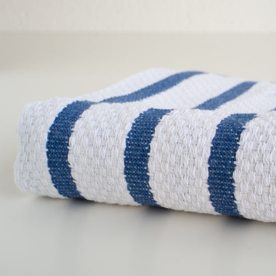 Now Designs Basketweave Royal Blue Dishtowel