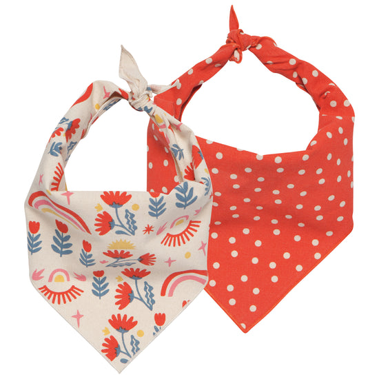 now designs Be Here Now Dog Bandana Set of 2
