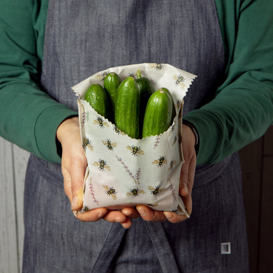 Now Designs Bees Beeswax Sandwich Bags Set Of 2