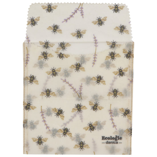 Now Designs Bees Beeswax Sandwich Bags Set Of 2
