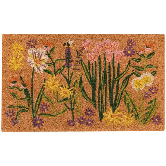 now designs Bees & Blooms Coir Fibre Doormat