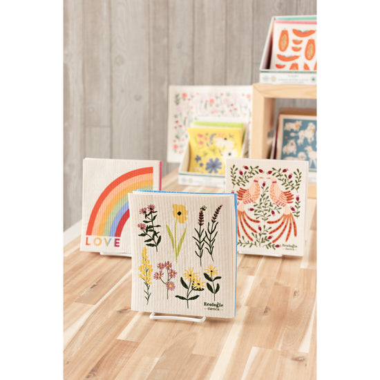 Now Designs Bees & Blooms Swedish Sponge Cloth