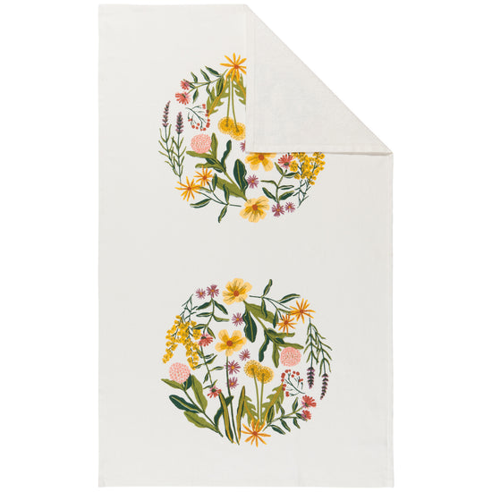 Now Designs Bees & Blooms Terry Dishtowel