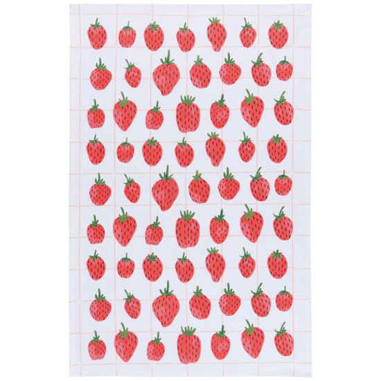 now designs Berry Sweet Printed Cotton Dishtowel