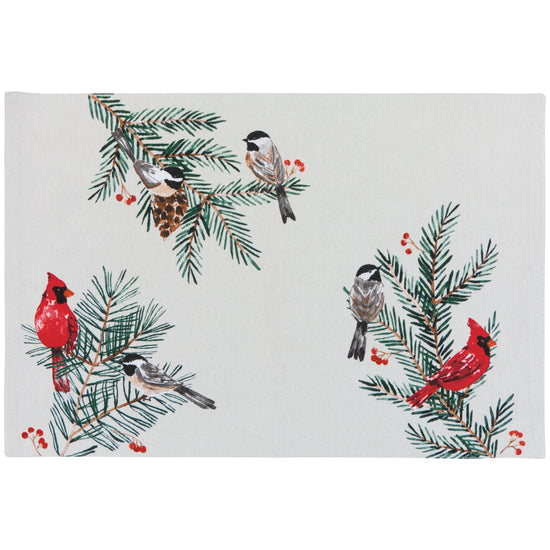 now designs Birds & Boughs Christmas Placemat