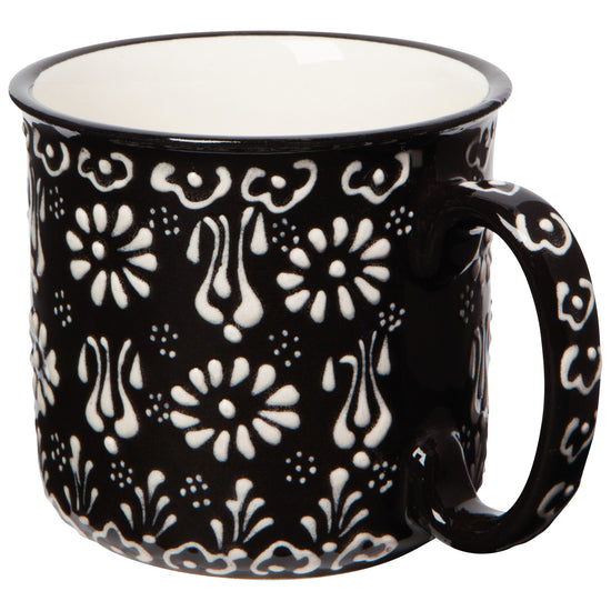 Now Designs Black Evani Mug