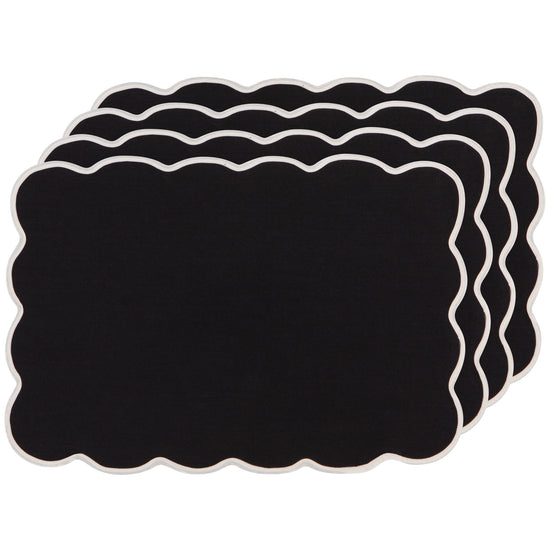 now designs Black Florence Placemats Set of 4