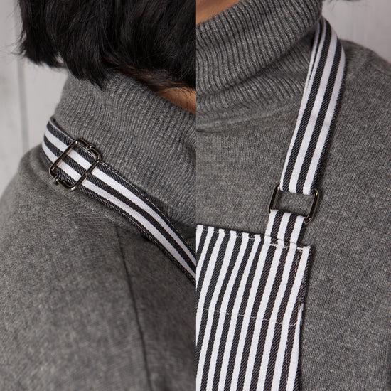 Now Designs Black Narrow Stripe Chef Apron