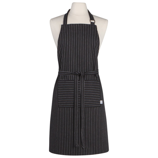 now designs Black Pinstripe Chef Apron