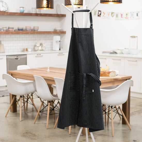 Now Designs Black Pinstripe Mighty Apron