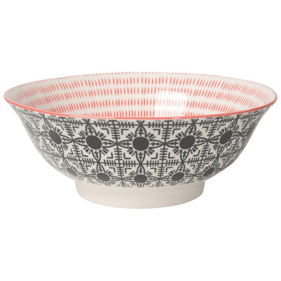 now designs Black Tile 8 inch Stamped Bowl
