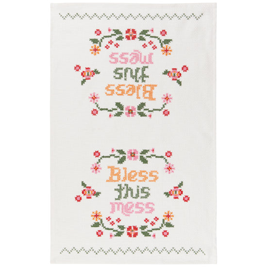 now designs Bless This Mess Dishtowel