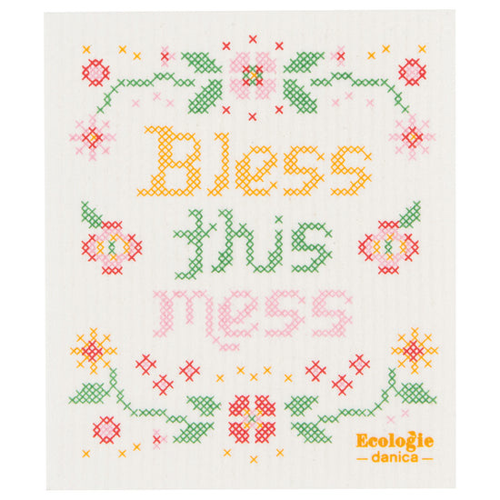 now designs Bless This Mess Swedish Sponge Cloth