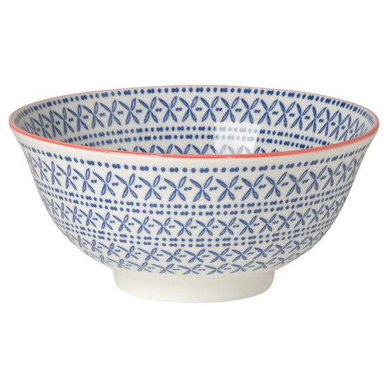 now designs Blue Cross 6 inch Stamped Bowl