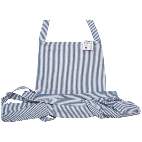 Now Designs Blue Seersucker Classic Apron