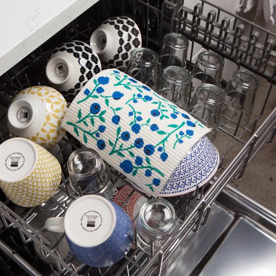 Now Designs Blueberries Swedish Sponge Cloth