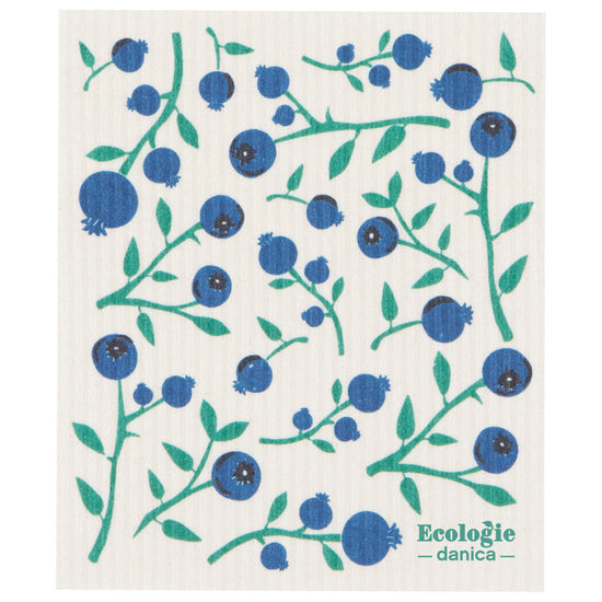 now designs Blueberries Swedish Sponge Cloth