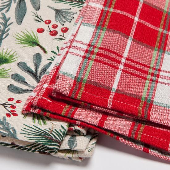 Now Designs Bough & Berry Dishtowels Set Of 2