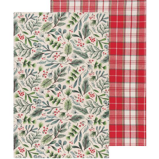 now designs Bough & Berry Dishtowels Set of 2