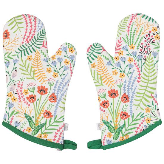 now designs Bouquet Oven Mitts Set of 2