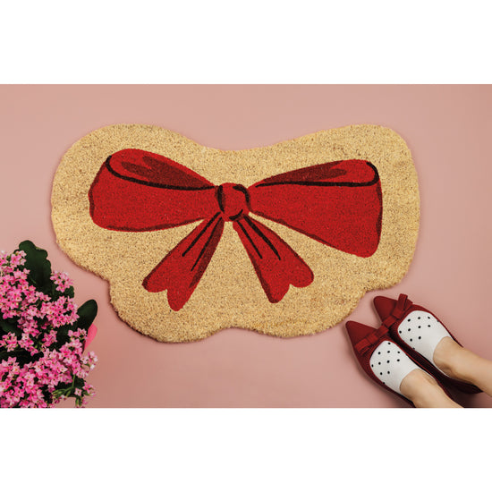 Now Designs Bowtique Shaped Coir Doormat