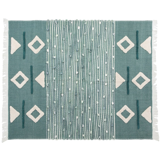 Now Designs Brook Throw Jade Green