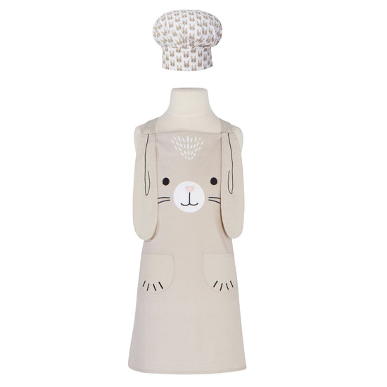 now designs Bunny Daydream Kids Apron and Hat Set