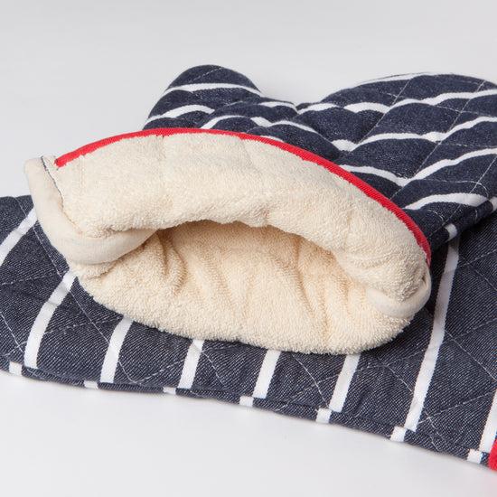 Now Designs Butcher Stripe Superior Oven Mitt