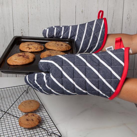 Now Designs Butcher Stripe Superior Oven Mitt
