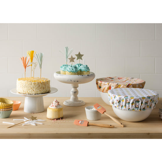 Now Designs Cake Walk Save It Bowl Cover Set Of 2