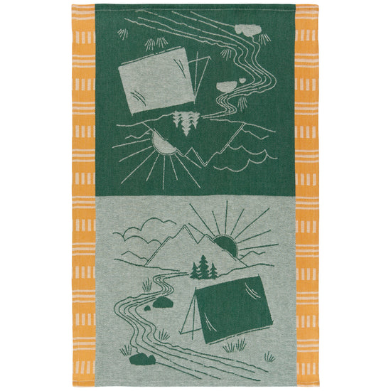 now designs Camp Out Jacquard Dishtowel