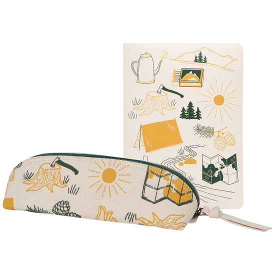 now designs Camp Out Notebook & Pencil Case Set