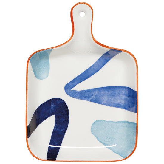 Now Designs Canvas Stamped Tapas Plate