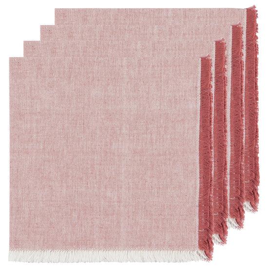 now designs Canyon Rose Chambray Napkins Set of 4