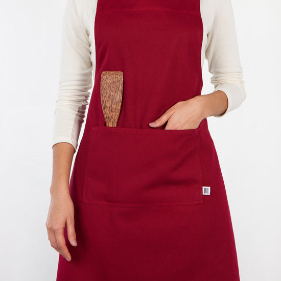 Now Designs Carmine Red Chef Apron
