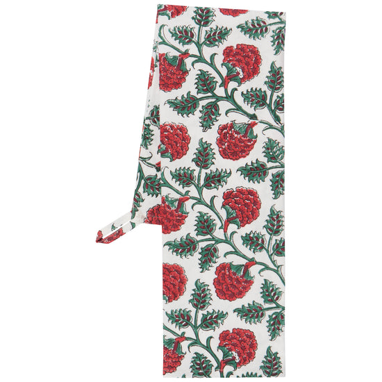 Now Designs Carnation Block Print Dishtowel