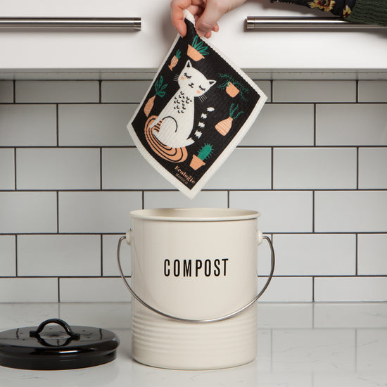 Now Designs Cat Nap Swedish Sponge Cloth