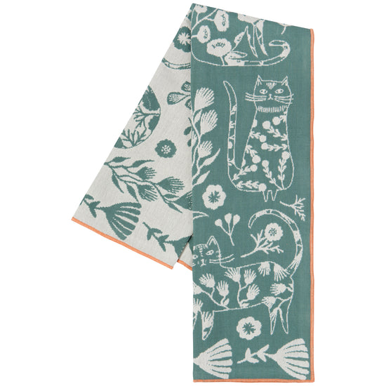 Now Designs Catbloom Double Cloth Dishtowel