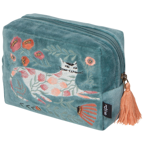 Now Designs Catbloom Embroidered Pouch