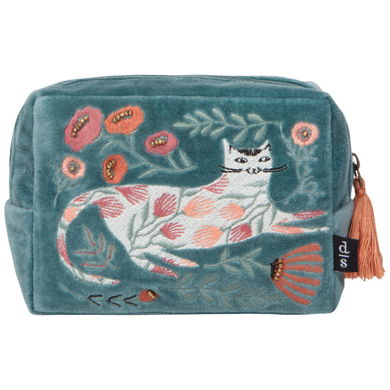 now designs Catbloom Embroidered Pouch