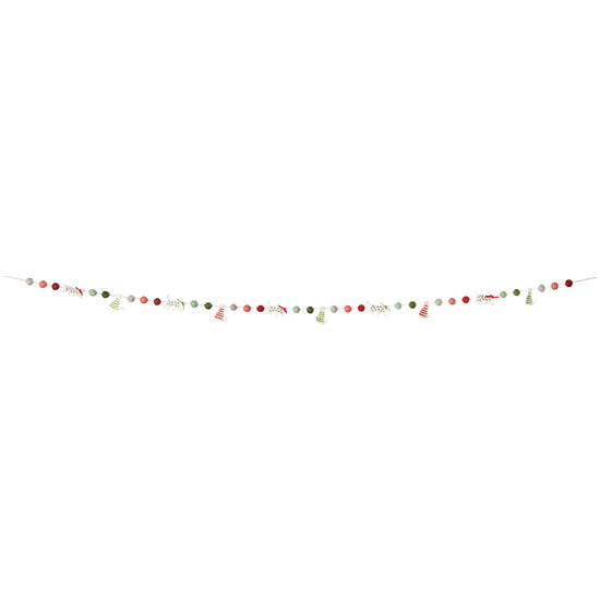 now designs Cats Christmas Felt Garland