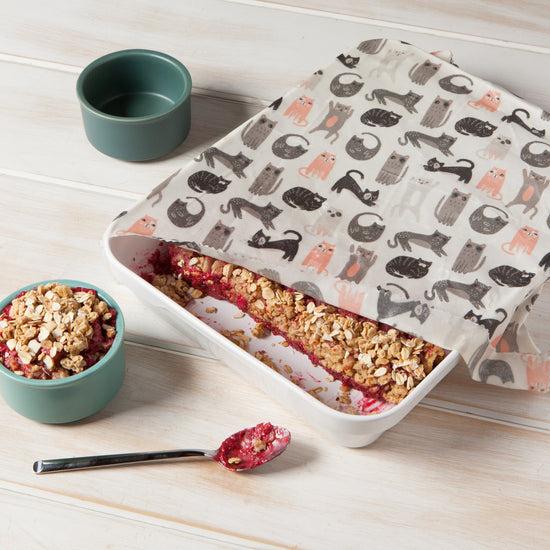 Now Designs Cats Extra Large Beeswax Wrap